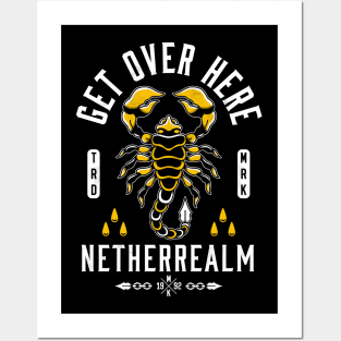 Get Over Here - Scorpion Tattoo - Vintage Distressed Posters and Art